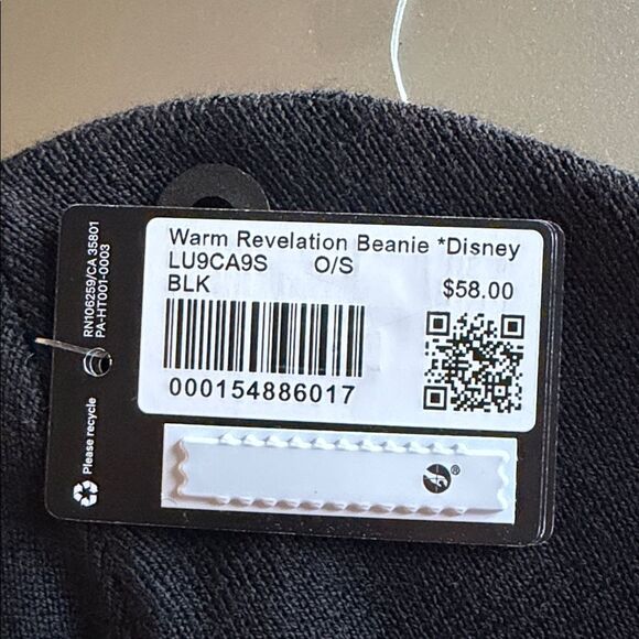 🆕 LULULEMON Disney x Lululemon Warm Revelation Beanie Mickey Mouse NWT Black - Picture 15 of 16